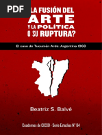 Tucumán Arde. La fusión del arte y la política o su ruptura?