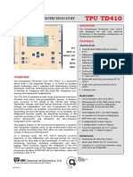 Unitate de Protectie Transformator TPU TD410