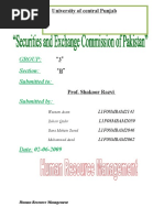 Download Project on Human Resource by Waseem Azam  SN30317248 doc pdf