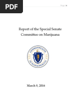 Report of The Special Senate Committee On Marijuana