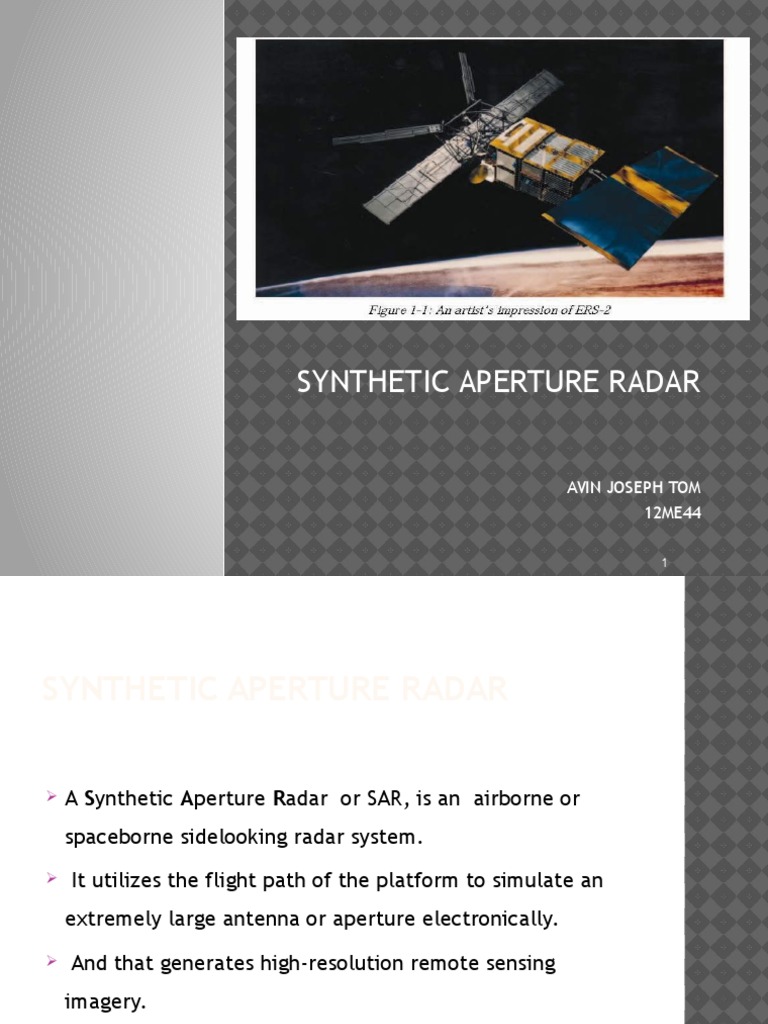 Understanding Synthetic Aperture Radar | PDF | Radar | Wireless