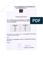 WBUT Ten Point Scale