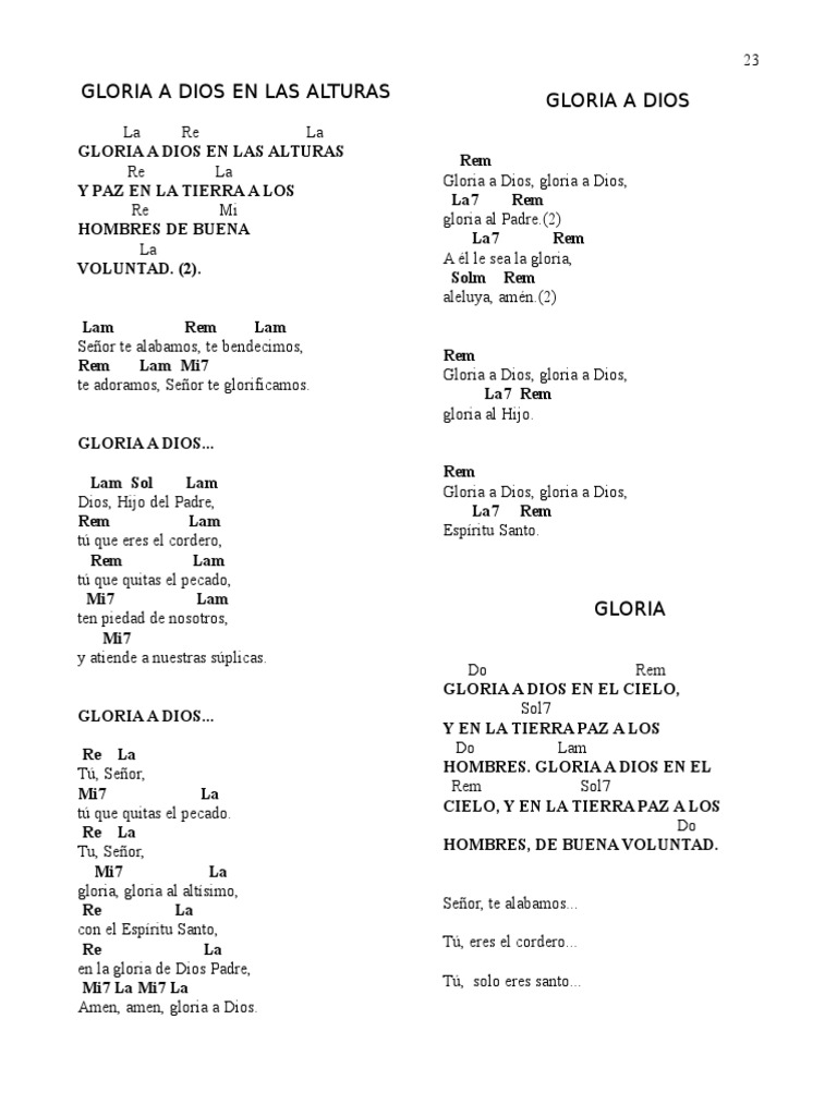 cantos de gloria Misa (liturgia) Salvación Prueba gratuita de 30
