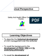 Historical Perspective - OSH