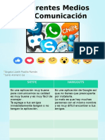 Diferentes Medios de Comunicación