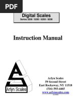 Manual de Bascula Arlyn 620F Pionner