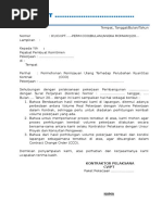 Surat Pergantian Personil