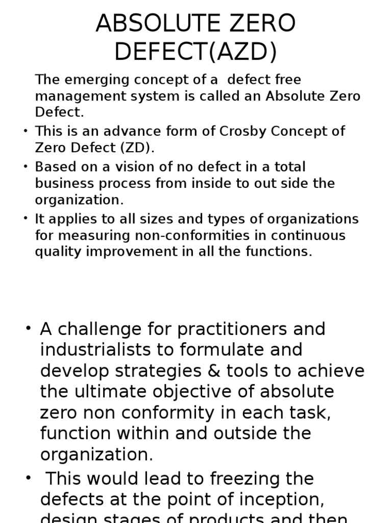 Absolute Zero Defect (Azd) PDF Temperature Physics