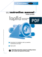 Tapflo PT Hose Pumps Operation Manual