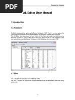 ALiEditor User Manual