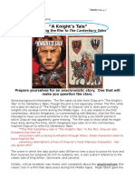 A Knight's Tale Film Study Guide 12 CP