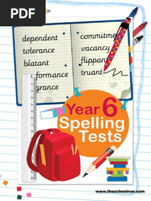 Year 6 Spelling Tests 