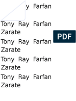 Tony Ray Farfan Zarate