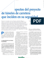 15 - 2001. Aspectos Del Proyecto de Tuneles de Carretera Seguridad PDF