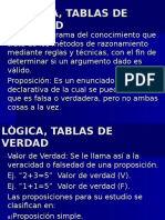 Lògica y Tablas de Verdadmate