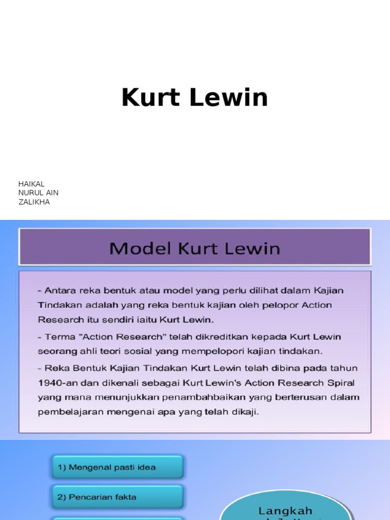 Kurt Lewin Pdf