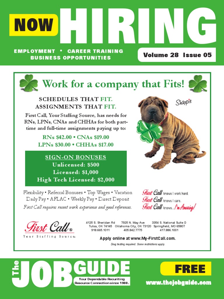 The Job Guide Volume 28 Issue 05 | PDF | Temporary Work | Employment