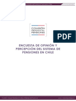 Cuestionario Encuesta de Opinión Sistema de Pensiones en Chile