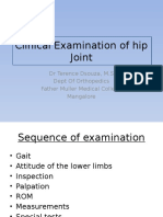 Clinical Examination of Hip Joint