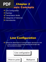 Basic Concepts: Line Configuration Topology Transmission Mode Categories of Networks Internetworks