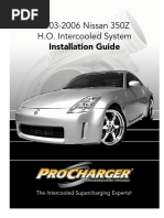 Download 350z Procharger Install Manual by r3belz SN303281995 doc pdf