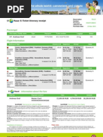 The Whole World: Convenient and Simple: E-Ticket Itinerary Receipt