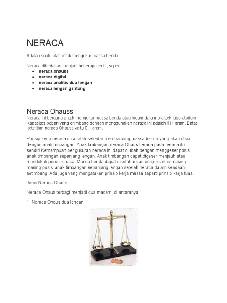 Neraca Instrumentasi Docx
