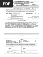 Site Instruction Template for Construction | PDF