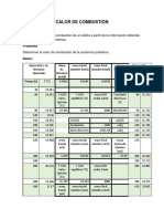 Calor de Combustion Informe