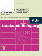 Manual de Crecimiento y Desarrollo Del Niño