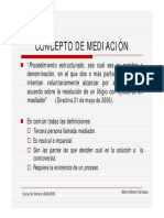 Teoria General de Mediacion