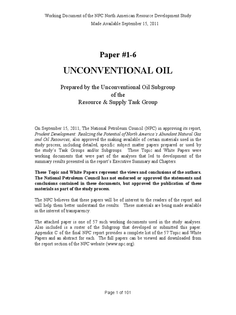 research paper about oil exploration