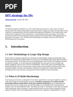 DFT Strategy For IPs