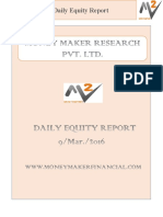 Daily Equity Report by Money Maker Research