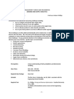 MS&E Demand and Supply Analytics