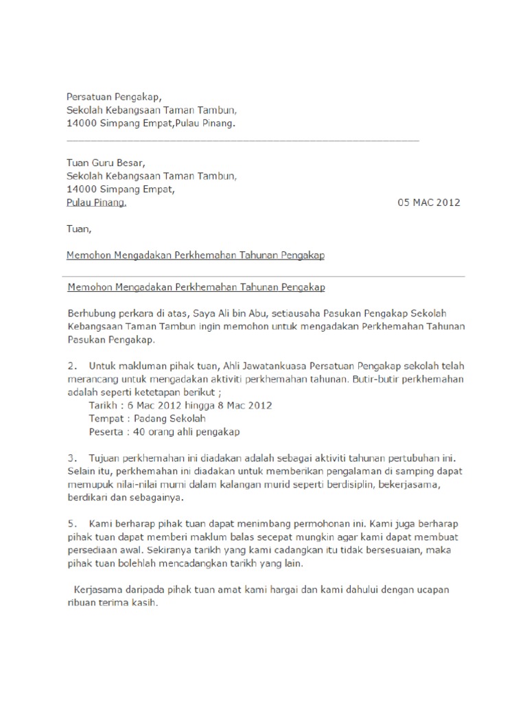 Contoh Surat Kiriman Rasmi Pdf Tristan Valentine