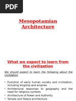 Mesopotamia Architecture A