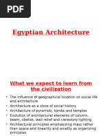 Egyptian Architecture