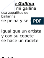 Silvina Gallina Rimas y Coplas