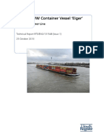 Refit of IWW Container Vessel EIGER
