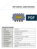 Smart Digital Junction Box: Specifications
