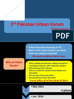 3rd Pakistan Urban Forum Declaration