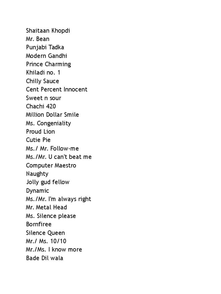 Titles For Farewell | PDF