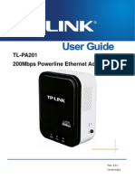 TL-PA201 200Mbps Powerline Ethernet Adapter