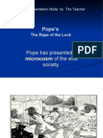 Pope's: Pope Has Presented A Society