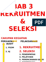 Bab 3. Rekruitmen & Seleksi