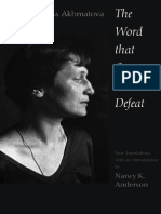 Carte 1 - Akhmatova, Anna, The Word That Causes Death's Defeat