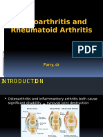 Osteoarthritis and Rheumatoid Arthritis