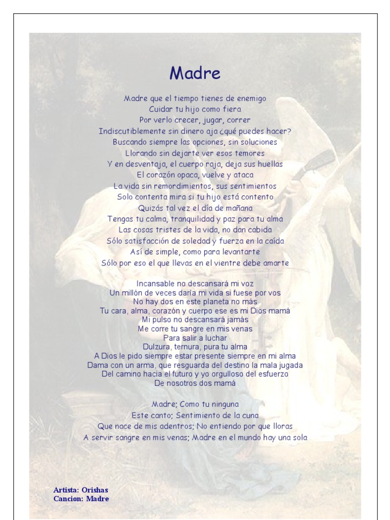 Cancion Dia De La Madre PDF
