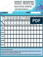 Jadual Waktu Tempahan Makmal Komputer